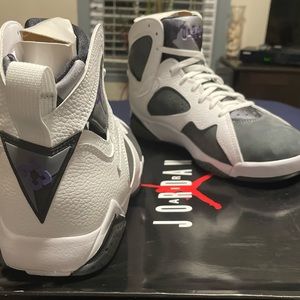 🩶💜Jordan 7 Flint💜🩶 Brand New Never Worn Basketball🏀Shoe Dead Stock M 10